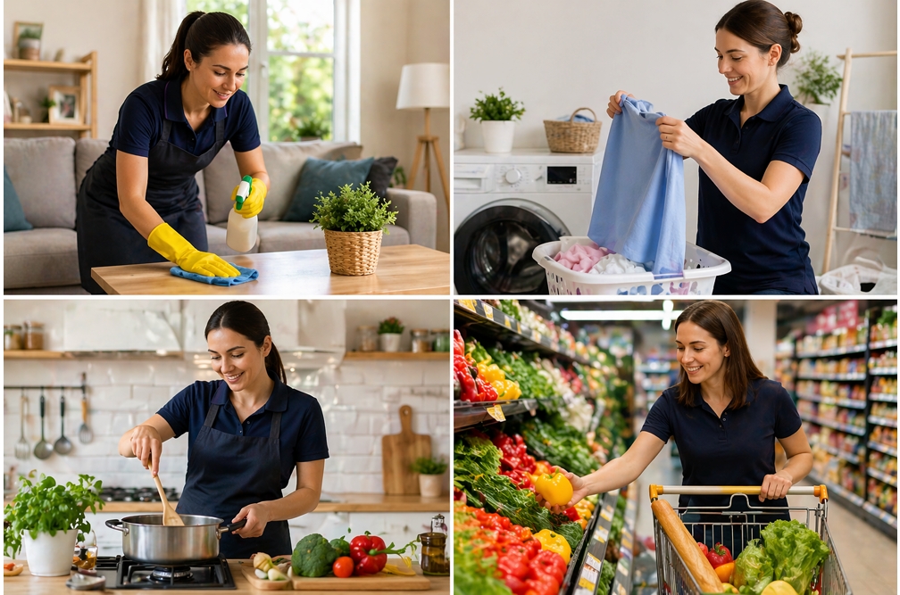 NDIS home help services including cleaning, laundry, and meal preparation in Melbourne